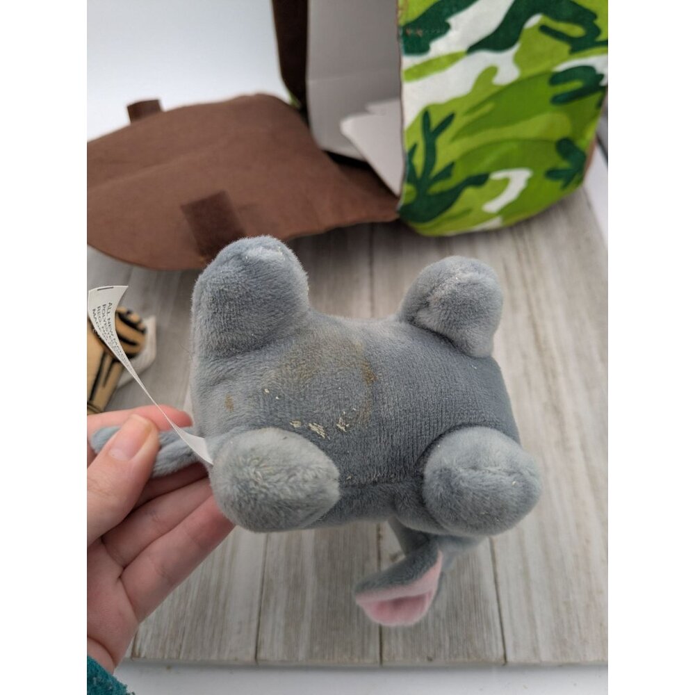 Midwood Forest Animal House Plush Play Set Stuffed Elephant Tiger Carrier - Picture 9 of 10